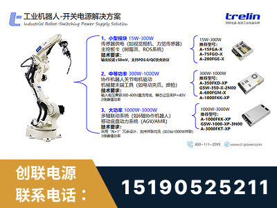 镇江-工业机器人-开关电源解决方案